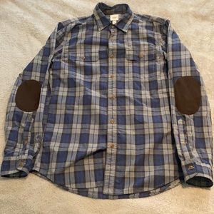 Men’s Land’s End long sleeve button up shirt
